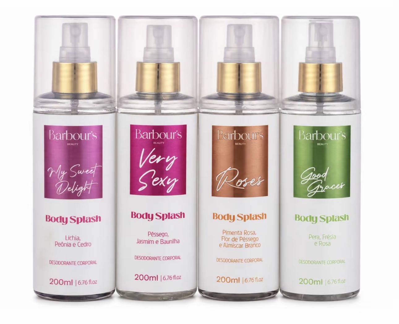 Kit 4 Body Splash